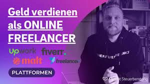 Der Youtuber Robert Steuer erklärt, wie man als Online-Freelancer Geld verdienen kann.