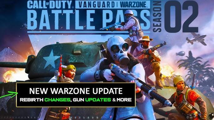 Das Bild zeigt den Call of Duty Vanguard Warzone Battle Pass Season 2 mit neuen Waffen, Operatoren und mehr.